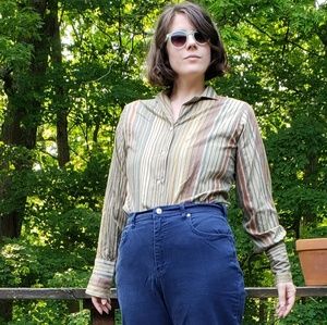 VTG 70's Lady Manhattan Top- M